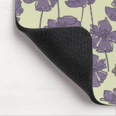 芸術のヴィンテージ花パターン背景 マウスパッド (コーナー)