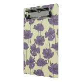 芸術のヴィンテージ花パターン背景 ミニクリップボード (アングル2)