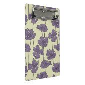 芸術のヴィンテージ花パターン背景 ミニクリップボード (アングル)