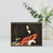 芸術の伝道者セント素晴らし・ジョ絵画ン ポストカード (スタンド正面)