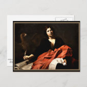 芸術の伝道者セント素晴らし・ジョ絵画ン ポストカード (正面/裏面)