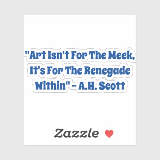 芸術の側面 シール (シート)