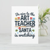 芸術の先生に優しくしてね サンタは見てる シーズンカード (スタンド正面)