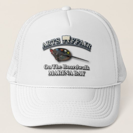 芸術の出来事の帽子 キャップ (正面)