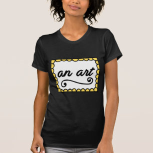 芸術の女性のTシャツ Tシャツ
