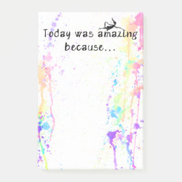 芸術の妖精: 今日はすばらしかったですので ポストイット