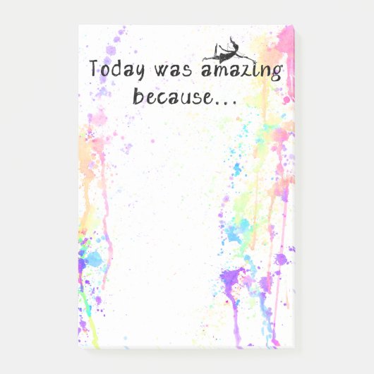 芸術の妖精: 今日はすばらしかったですので ポストイット (正面)