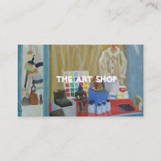 芸術の店 名刺 (正面)