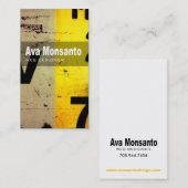 芸術の技術の名刺"くもの巣デザイナー" 名刺 (正面/裏面)