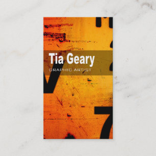 芸術の技術の名刺"グラフィックアーティスト" 名刺