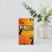 芸術の技術の名刺"グラフィックアーティスト" 名刺 (スタンド正面)