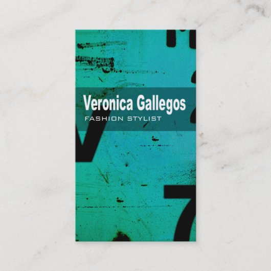 芸術の技術の名刺"ファッションスタイリスト" 名刺 (正面)