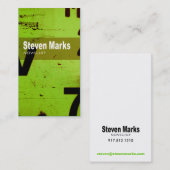 芸術の技術の名刺"小説家作家作家" 名刺 (正面/裏面)