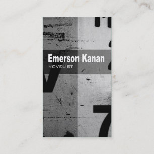 芸術の技術の名刺"小説家作家作家" 名刺