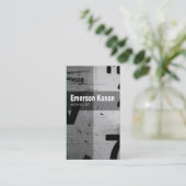 芸術の技術の名刺"小説家作家作家" 名刺 (スタンド正面)