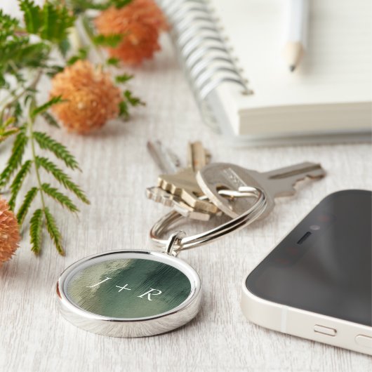 芸術の抽象的でグランジな塵の織り目加工の背景 キーホルダー (側面)