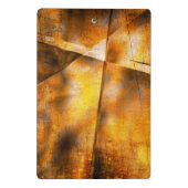 芸術の抽象的で多彩な背景 ミニクリップボード (裏面)