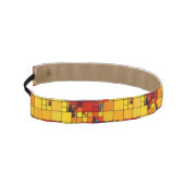 芸術の抽象的で鮮やかな虹の幾何学的なパターン アスレチックヘッドバンド (左)