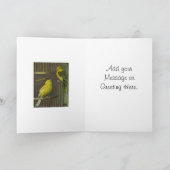 芸術の挨拶状を絵を描く 2カナリア諸島 カード (内部)