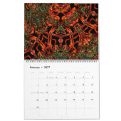 芸術の斜めの2015カレンダー カレンダー (2月 2027)