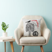 芸術の枕ピースマークのデザインを"想像して下さい" クッション (椅子)