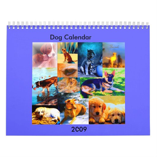 芸術の犬、犬のカレンダー2009年 カレンダー (カバー)
