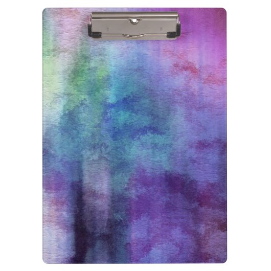 芸術の紙2の抽象的な水彩画の背景 クリップボード (正面)