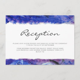 芸術の結婚披露宴の青 エンクロージャーカード