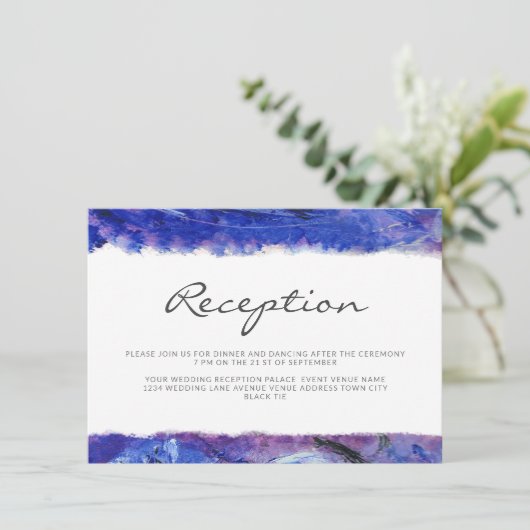 芸術の結婚披露宴の青 エンクロージャーカード (スタンド正面)