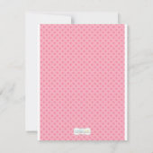 芸術の絵画のパーティーのサンキューカード サンキューカード (裏面)