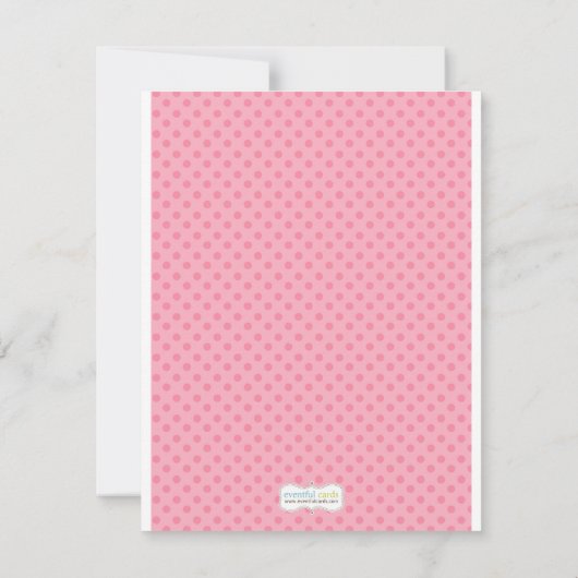 芸術の絵画のパーティーのサンキューカード サンキューカード (裏面)