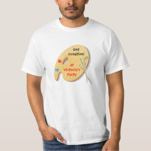 芸術の絵画のパーティーのTシャツ Tシャツ