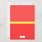 芸術の絵画の誕生日のパーティの招待状 招待状 (裏面)