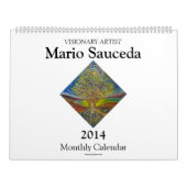 芸術の絵画を特色にする2014カレンダー カレンダー (カバー)