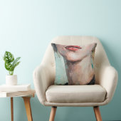 芸術の絵画断片。ポートレート  クッション (椅子)