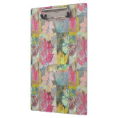 芸術の花のグランジなパターン クリップボード (左)