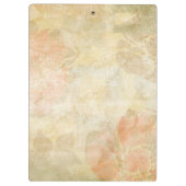 芸術の花のグランジな背景パターン クリップボード (裏面)