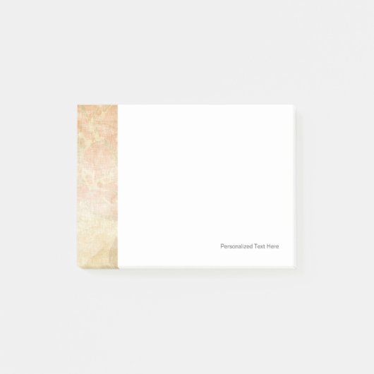 芸術の花のグランジな背景パターン ポストイット (正面)