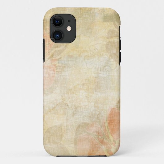 芸術の花のグランジな背景パターン Case-Mate iPhoneケース (裏面)