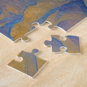 芸術の花のヴィンテージのカラフルの背景 ジグソーパズル (側面)