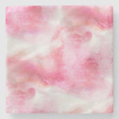 芸術の赤い前衛の背景手のペンキ2 ストーンコースター (正面)