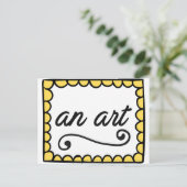 芸術の郵便はがき ポストカード (スタンド正面)