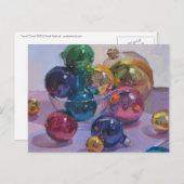 芸術の郵便はがき"宝石"はクリスマスカードにある調子を与えます シーズンポストカード (正面/裏面)