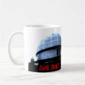 芸術の鐘のコーヒー・マグ コーヒーマグカップ (左)