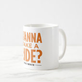 芸術の鐘の暗黒物質(乗車を取りたいと思って下さいか。) コーヒーマグカップ (正面右)