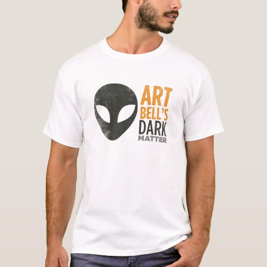 芸術の鐘の暗黒物質(外国の頭部) Tシャツ (正面)