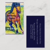 芸術の馬 名刺 (正面/裏面)