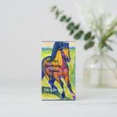 芸術の馬 名刺 (スタンド正面)