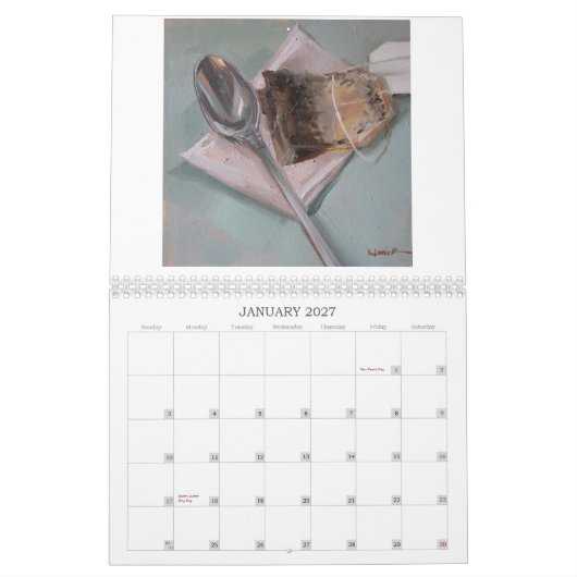 芸術の12か月: 2011カレンダー カレンダー (1月 2027)