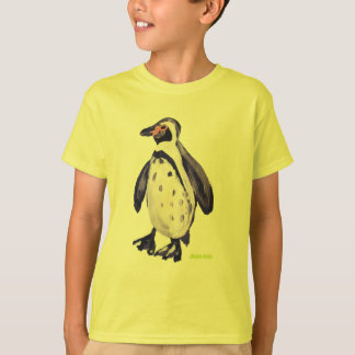 芸術のTシャツ: ペンギンの黄色 Tシャツ